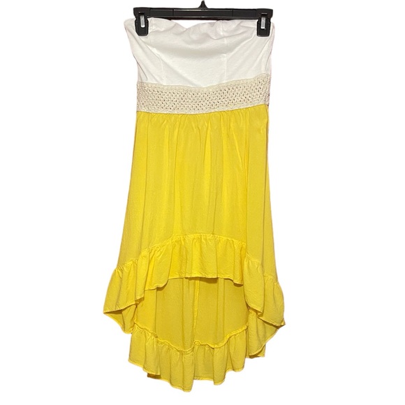 Wet Seal Woman’s Hi Lo Tunic Blouse Sleeveless Strapless Size Small - Picture 1 of 3